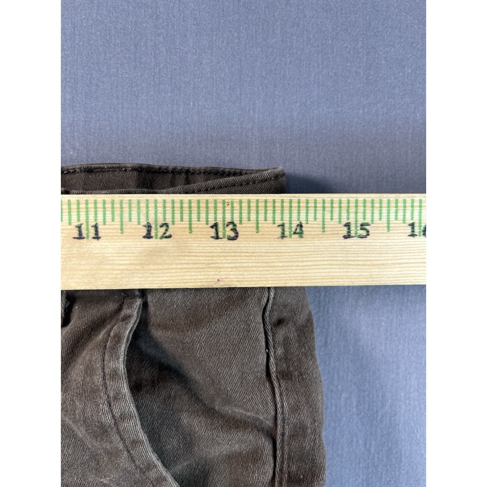 Carbon Pants Mens 28x30 Brown Slim Fit Freedom Flex Stretch Chinos Cotton Casual - Picture 2 of 9